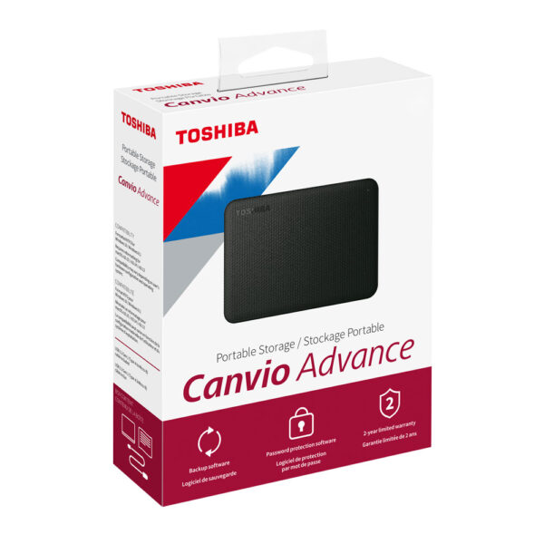 Portable Hard Drive 2TB Canvio Advance, Green - Image 4