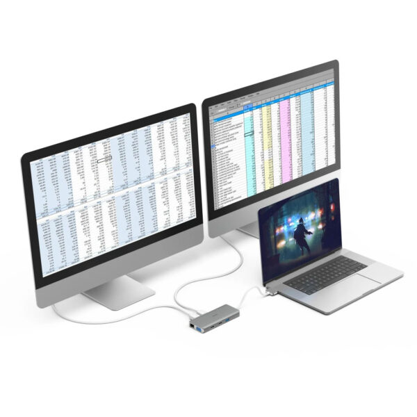 USB-C Hub, "Connect2Mac", Multiport for Apple MacBook Air & Pro, 12 ports - Image 7