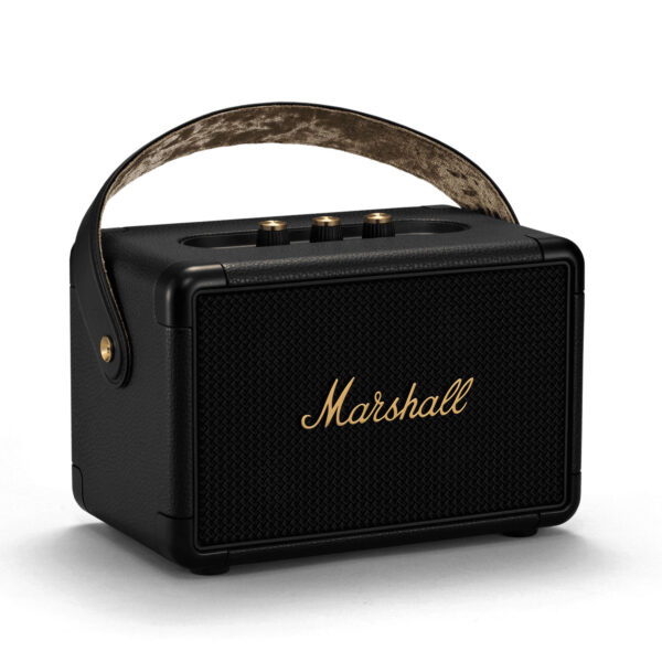 KILBURN II PORTABLE SPEAKER BLACK AND BRASS - Image 4