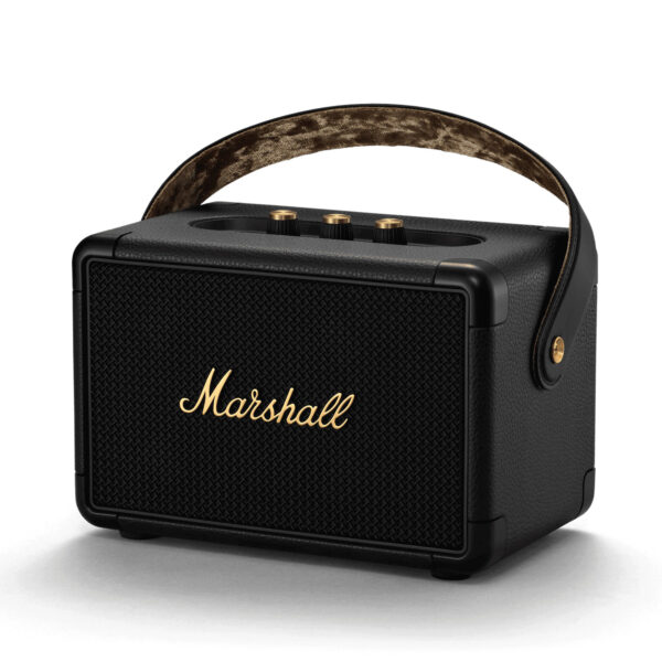 KILBURN II PORTABLE SPEAKER BLACK AND BRASS - Image 3