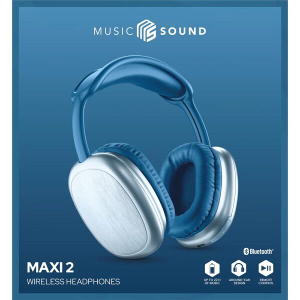 Bluetooth Headphones MS Maxi2 Blue - Image 6