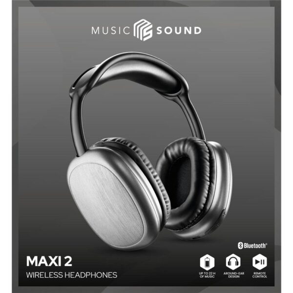 Bluetooth Headphones MS Maxi2 Black - Image 6