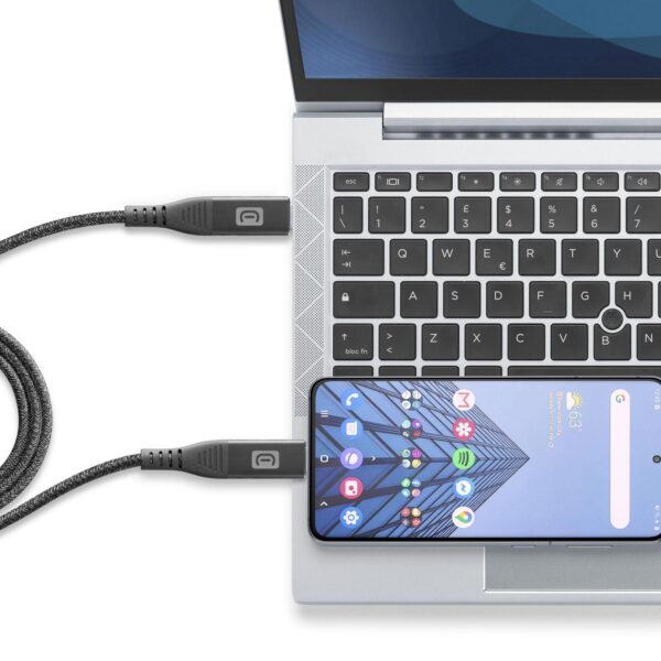 Cable USB-C TO USB-C 3.1 1M Black - Image 2