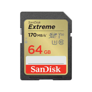 SD Extreme 64GB, 170-80 MB/S - 1133x