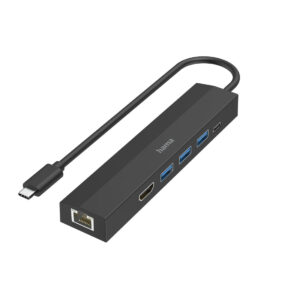USB-C Hub, Multiport, 6 Ports, 3 x USB-A, USB-C, HDMI™, LAN/Ethernet