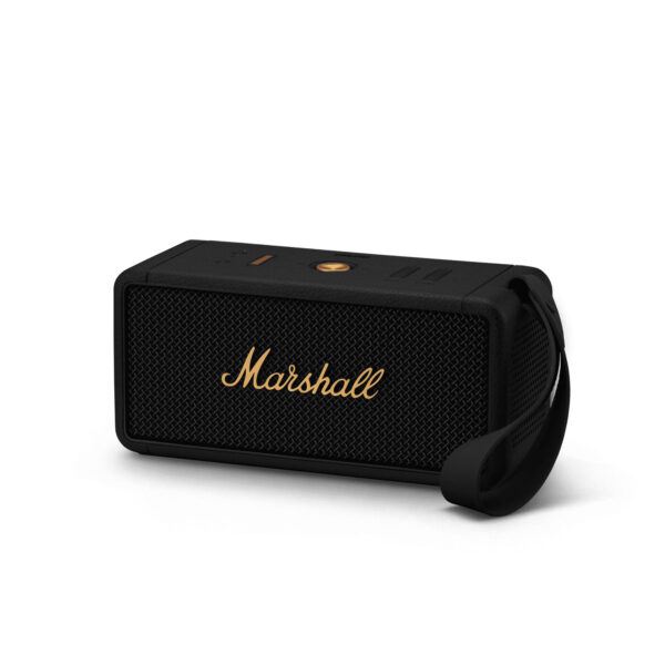 MIDDLETON PORTABLE SPEAKER BLACK AND BRASS - Image 2