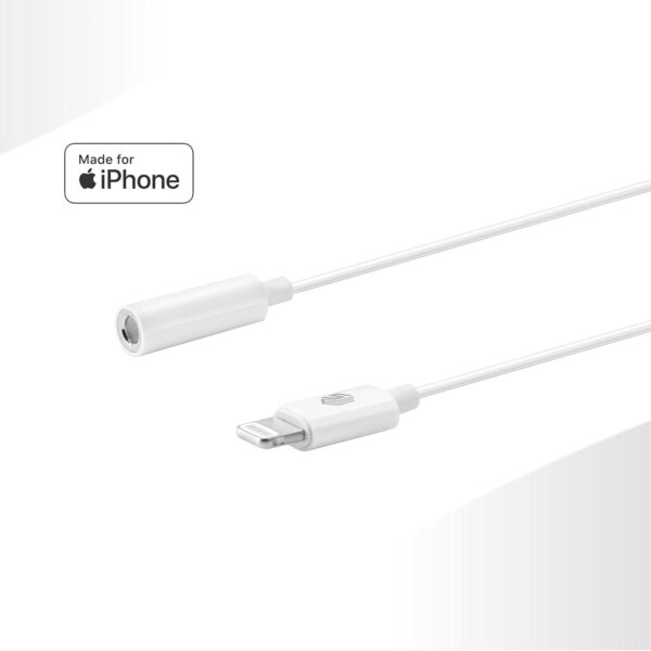 AUX Adapter MFI White - Image 4