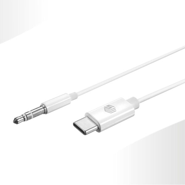 AUX Audio Cable Type-C To Jack 3.5mm White - Image 4