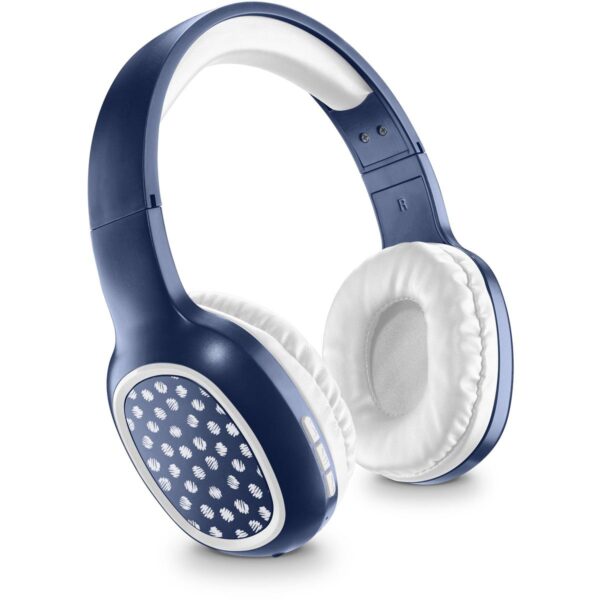 Shiny Wireless Headphones Blue