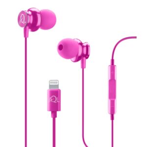 Whirl In-Ear Earphones MFI for iPhone Pink