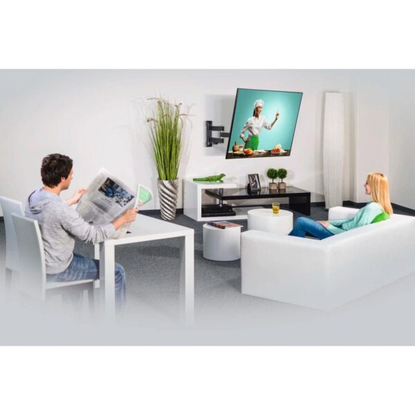 FULLMOTION TV Wall Bracket, 1 Star, 400x400, 165cm (65"), 2 arms, black - Image 15