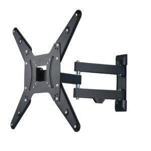 FULLMOTION TV Wall Bracket, 1 Star, 400x400, 165cm (65"), 2 arms, black