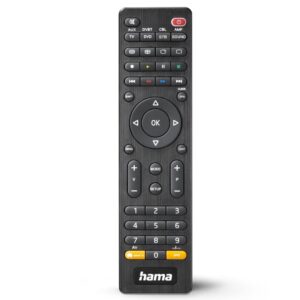 Universal TV Remote Control, Infra-red, for 8 Devices, with App Button