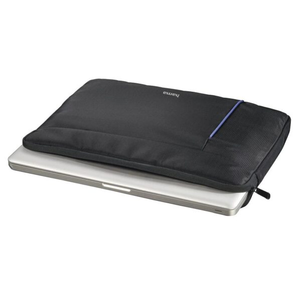 "Cape Town" Laptop Sleeve, up to 40 cm, black / blue - Image 3