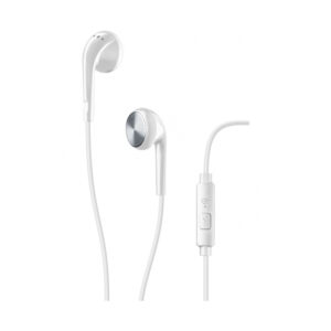 Club Pump bass in ear earphones with mic White