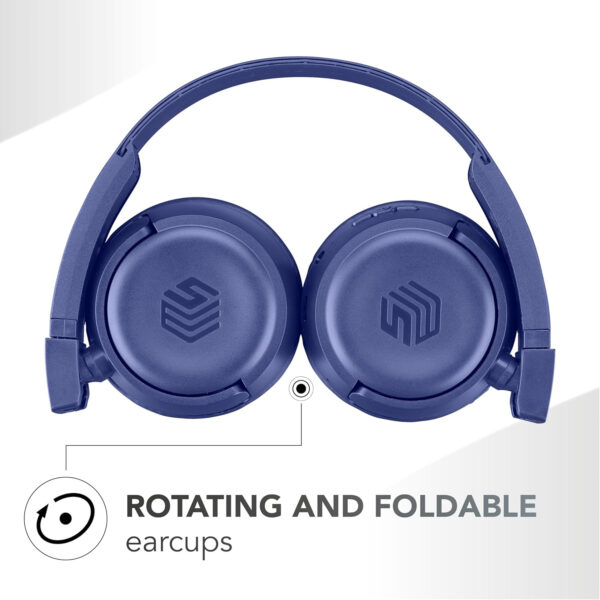 Music Sound Vibed Bluetooth headset, Blue - Image 5