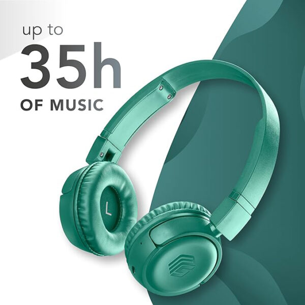 Music Sound Vibed Bluetooth headset, Green - Image 7