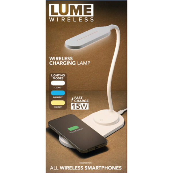 Lume Wireless Led lamp with a wireless charging base - Image 4