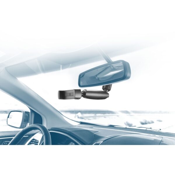 Spin Mirror Car phone holder, Black - Image 4