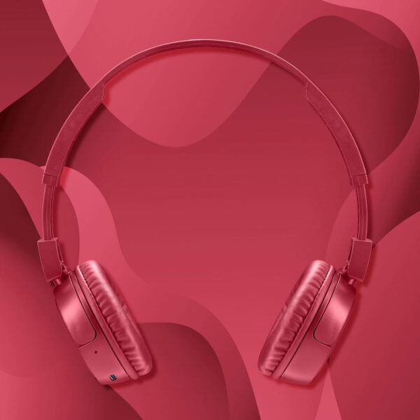 Music Sound Vibed Bluetooth headset, Red - Image 6