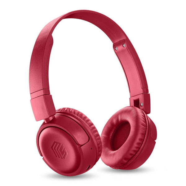 Music Sound Vibed Bluetooth headset, Red