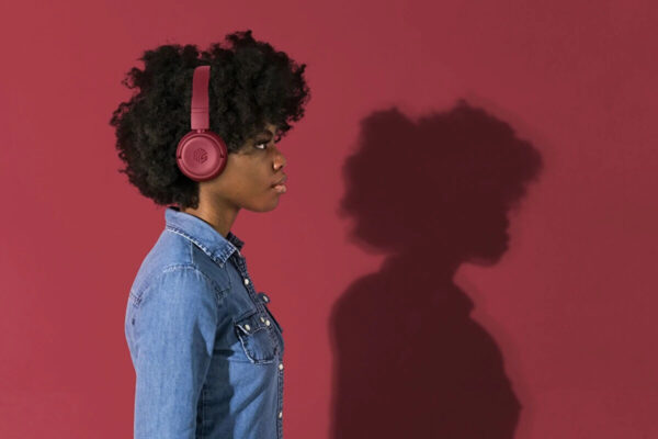 Music Sound Vibed Bluetooth headset, Red - Image 8