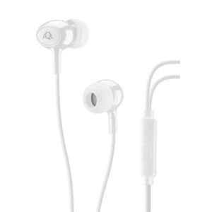 Acoustic Pump bass in-ear earphones with mic White