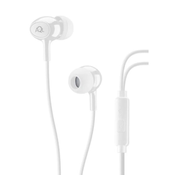 Acoustic Pump bass in-ear earphones with mic White
