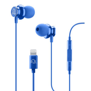 Whirl In-Ear Earphones MFI for iPhone Blue