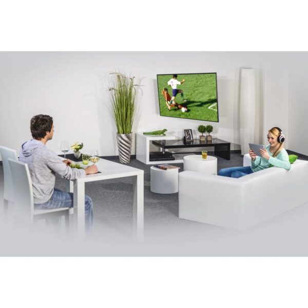 FULLMOTION TV Wall Bracket, 3 Stars, 400x400, 165cm (65"), 2 arms, black - Image 16