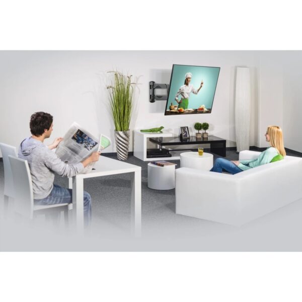 FULLMOTION TV Wall Bracket, 3 Stars, 400x400, 165cm (65"), 2 arms, black - Image 17