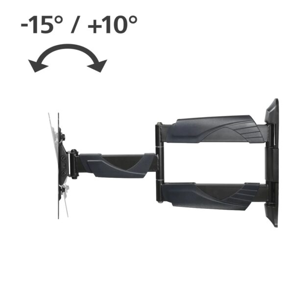 FULLMOTION TV Wall Bracket, 3 Stars, 400x400, 165cm (65"), 2 arms, black - Image 6