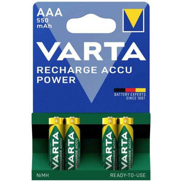 VARTA RECHARGE ACCU POWER AAA 550 mAh