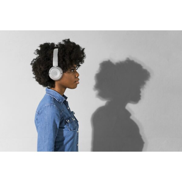 Music Sound Vibed Bluetooth headset, White - Image 4