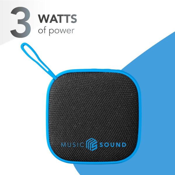 Speaker Music Sound Mini 3W, Blue - Image 2