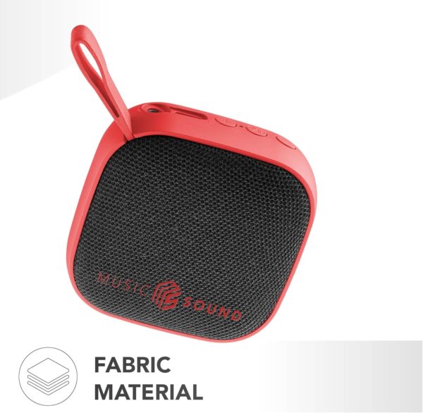 Speaker Music Sound Mini 3W, Red - Image 4