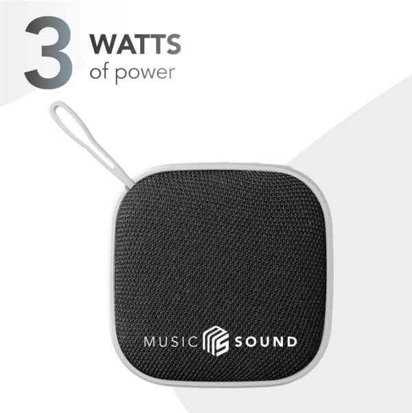 Speaker Music Sound Mini 3W, White - Image 2