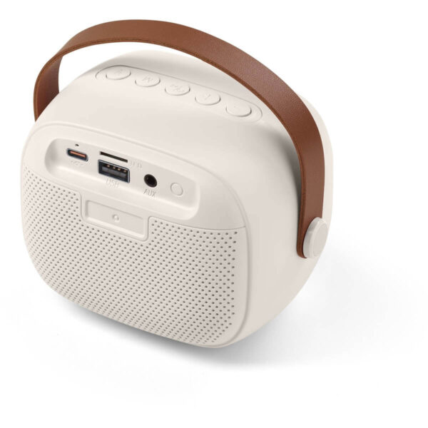 Bluetooth Karaoke Mini speaker, White - Image 3