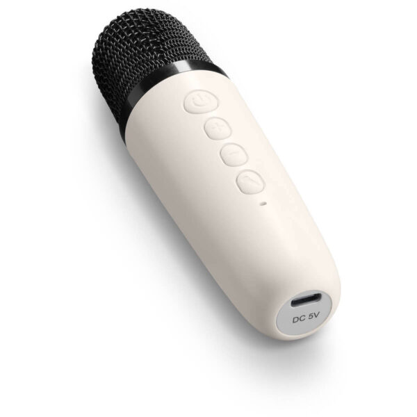Bluetooth Karaoke Mini speaker, White - Image 4