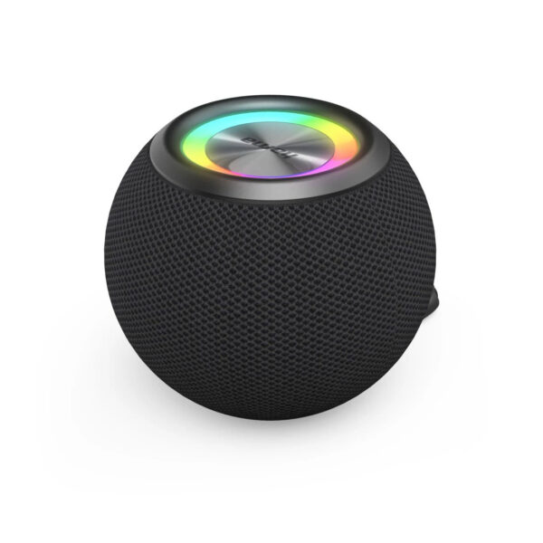 "Ball Shape Speaker" Bluetooth® Loudspeaker, 5 Light Modes, 5W, black - Image 4