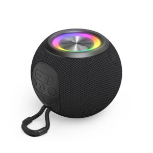"Ball Shape Speaker" Bluetooth® Loudspeaker, 5 Light Modes, 5W, black