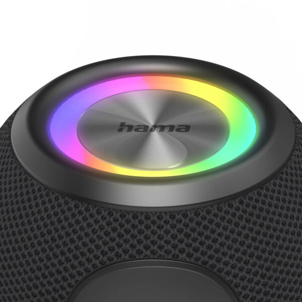 "Ball Shape Speaker" Bluetooth® Loudspeaker, 5 Light Modes, 5W, black - Image 7