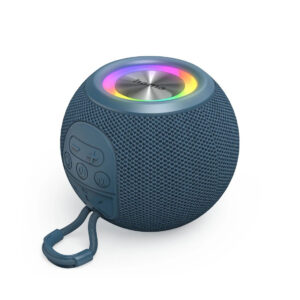 "Ball Shape Speaker" Bluetooth® Loudspeaker, 5 Light Modes, 5W, blue