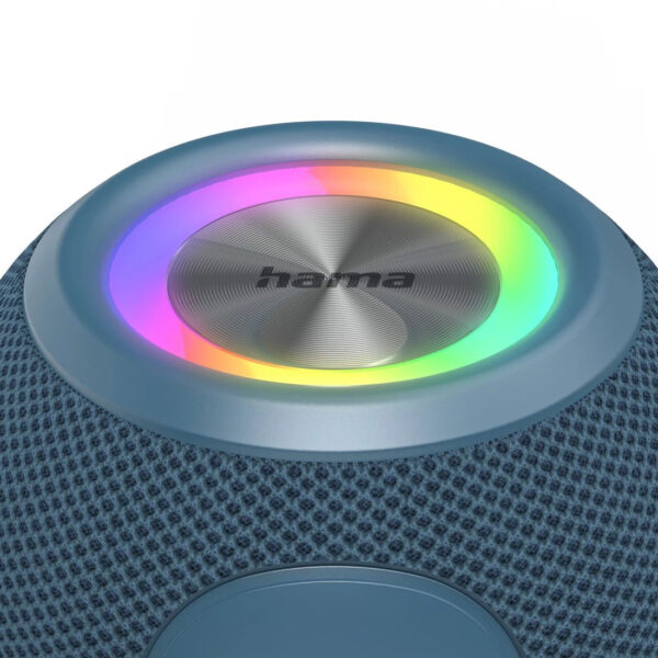 "Ball Shape Speaker" Bluetooth® Loudspeaker, 5 Light Modes, 5W, blue - Image 7