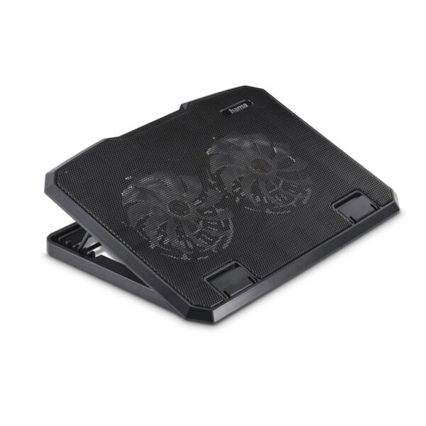 "Black Metal" Laptop Cooler, Tilting, Quiet, 2 Fans, 40 cm (15.6"), black - Image 5