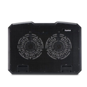 "Black Metal" Laptop Cooler, Tilting, Quiet, 2 Fans, 40 cm (15.6"), black