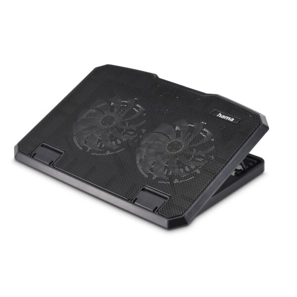 "Black Metal" Laptop Cooler, Tilting, Quiet, 2 Fans, 40 cm (15.6"), black - Image 4