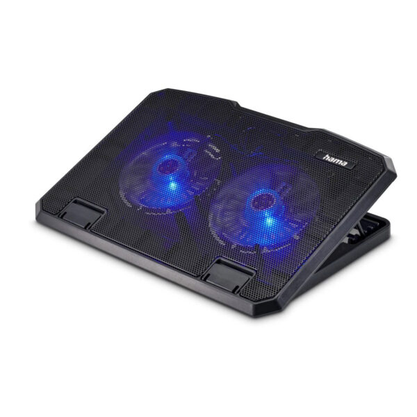 "Black Metal" Laptop Cooler, Tilting, Quiet, 2 Fans, 40 cm (15.6"), black - Image 6