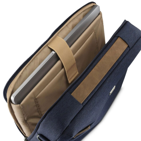 "Casual" Laptop Bag, from 34 to 36 cm (13.3" - 14.1"), Blue - Image 8