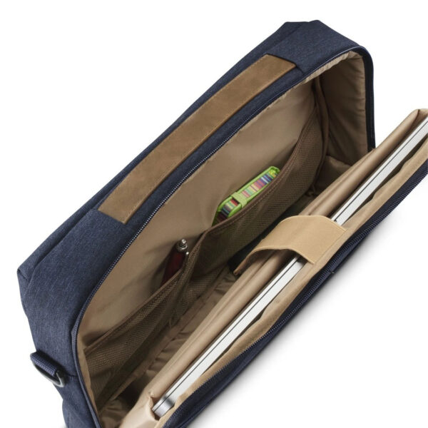 "Casual" Laptop Bag, from 34 to 36 cm (13.3" - 14.1"), Blue - Image 7